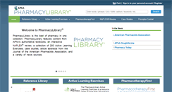 Desktop Screenshot of pharmacylibrary.com